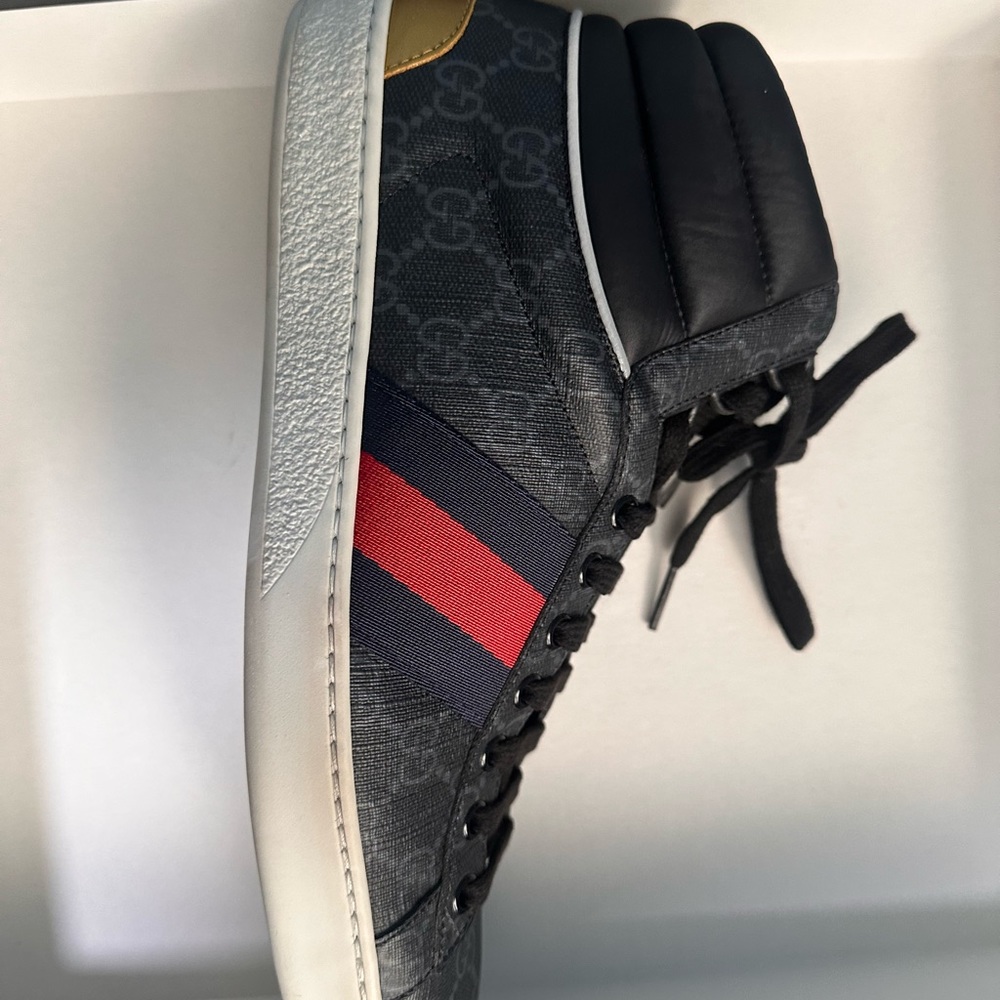 Gucci Ace GG High Top 'Black’